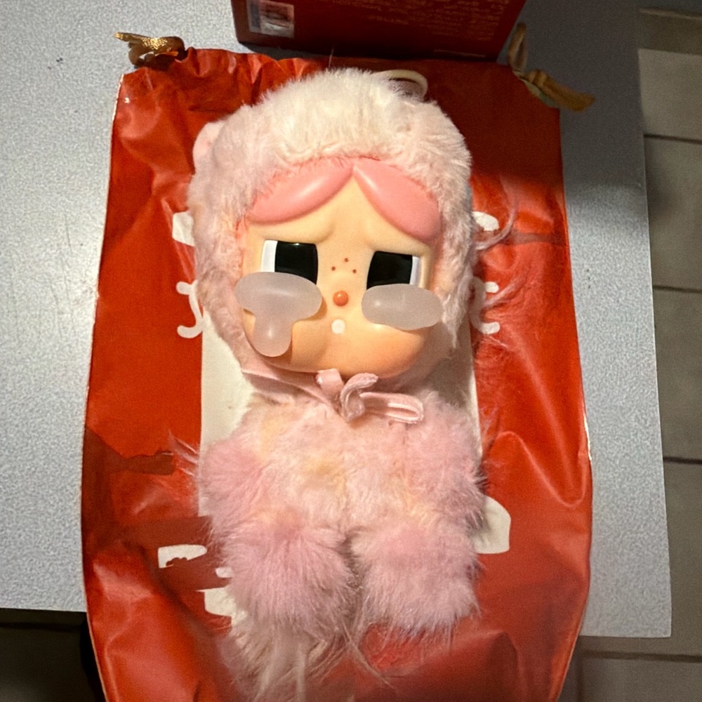 Pink Fluffy Action Figure